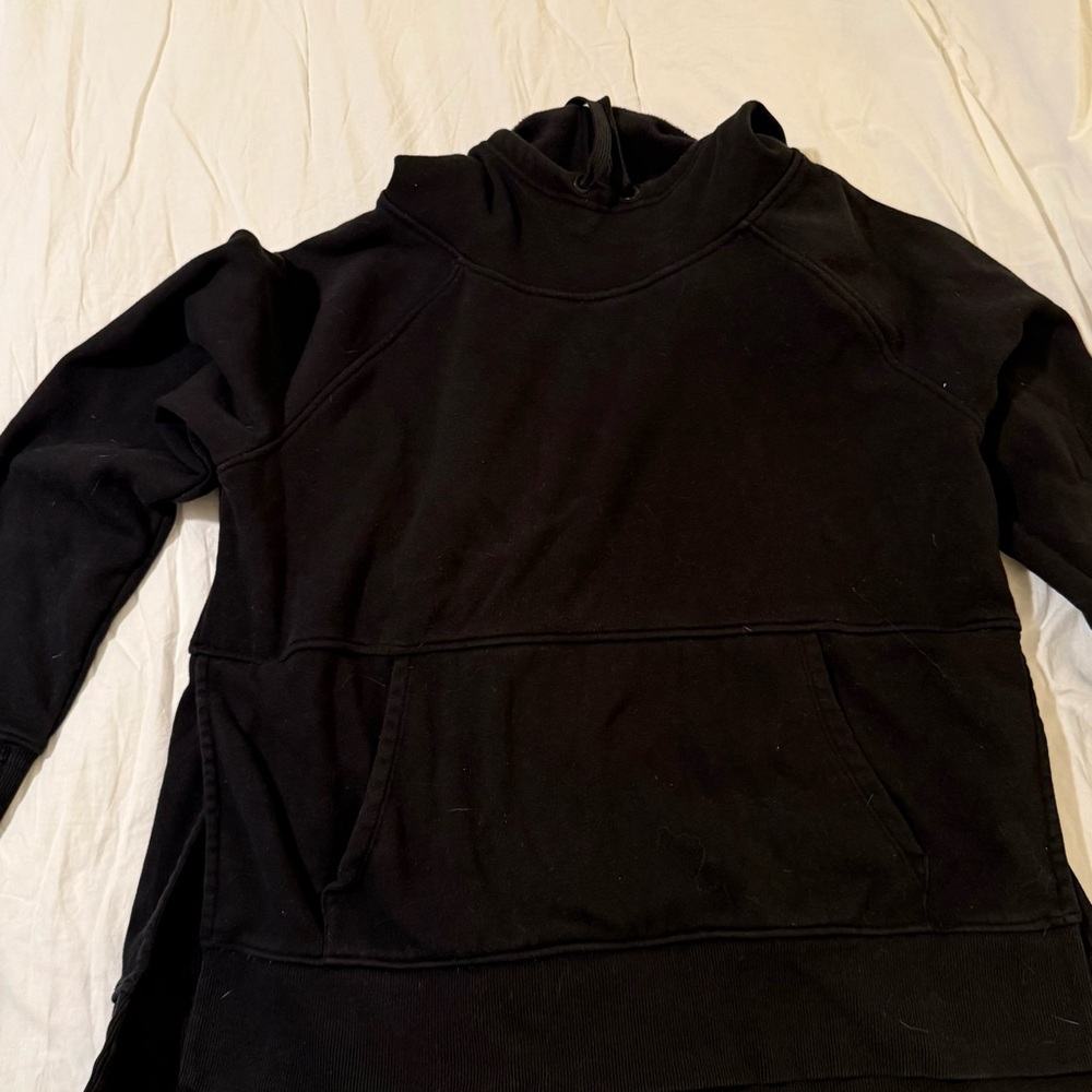 Athleta Black Hoodie Sweatshirt